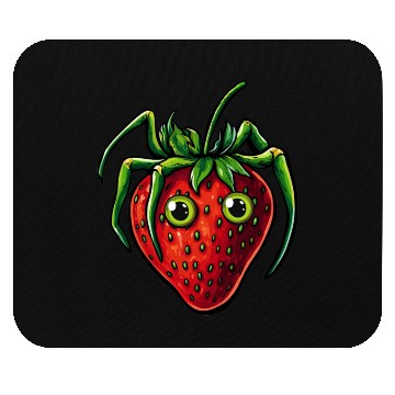 Discover Strawberry Spider Strawberry Spider Mouse Pads