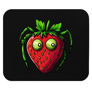 Discover Strawberry Spider Strawberry Spider Mouse Pads