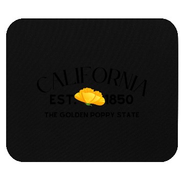 Discover California Poppy State Gift Mouse Pads