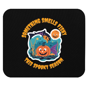 Discover Something smells fishy this spooky season Mouse Pads