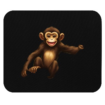 Discover Monkey - "Banana Bandit" Mouse Pads