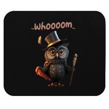 Discover Wizard Owl - Whoooom Magic Mouse Pads