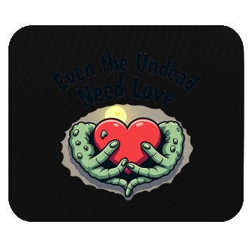 Discover Zombie Love Mouse Pads