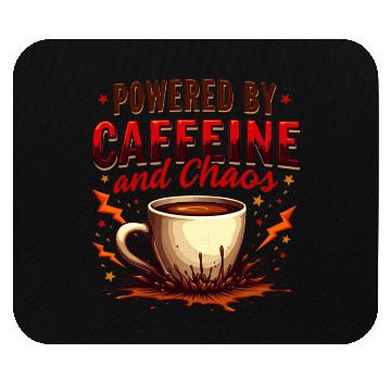 Discover Caffeine Chaos Mouse Pads