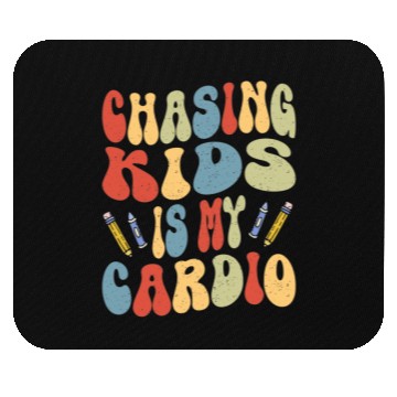 Discover Daycare Teacher Childcare Chasing Kids Is Cardio Mouse Pads