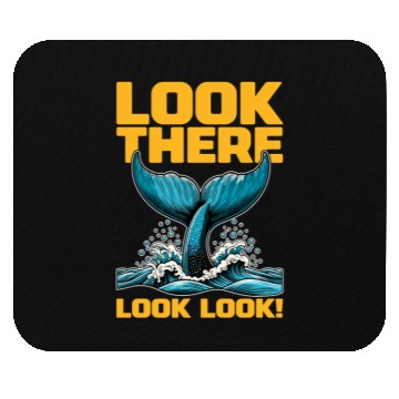 Discover Whale Watching Look There Look Look Sea Creatures Mouse Pads