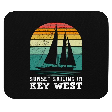 Discover Florida SUNSET SAILING IN KEY-WEST Mouse Pads
