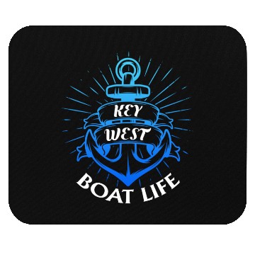 Discover KEY-WEST BOAT LIFE Sailing Florida Keys West Keys Mouse Pads