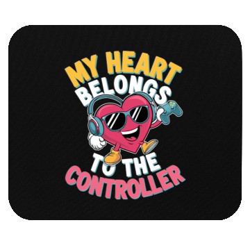 Discover My Heart Belongs to the Controller Mouse Pads