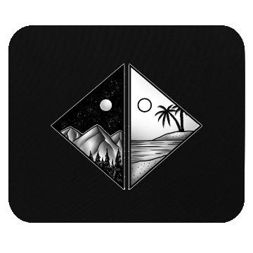 Discover Day and Night Mouse Pads