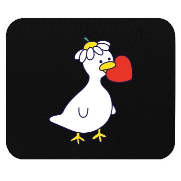 Discover Silly Goose in Love Mouse Pads