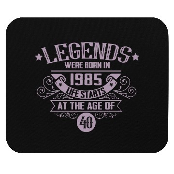 Discover Legends born in 1985 vintage 40th birthday Mouse Pads