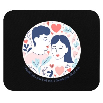 Discover I Love You Mouse Pads