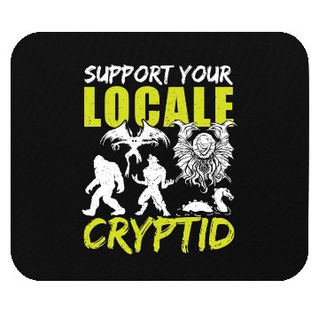 Discover UFO Fantasy Cryptid Support Your Locale Cryptid Mouse Pads