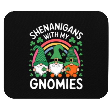 Discover St. Patrick's Day Shenanigans with Gnomes Mouse Pads
