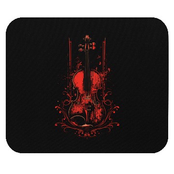 Discover Violin Graphic Mouse Pads