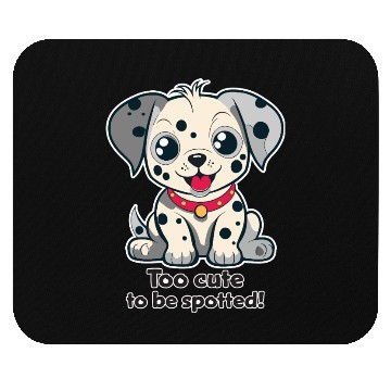 Discover Spotted puppy cartoon Mouse Pads
