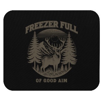 Discover Freezer Full Of Good Aim Elk Hunter Men's Huntingg Mouse Pads
