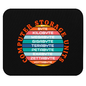Discover Computer Data Storage Measurement Unit Mouse Pads