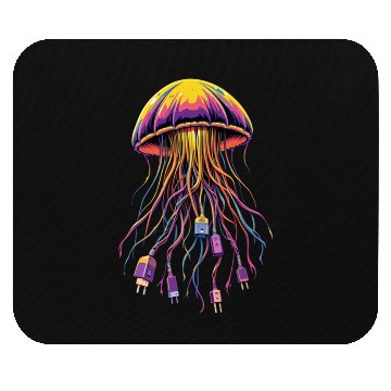 Discover Electric Jellyfish Mouse Pads