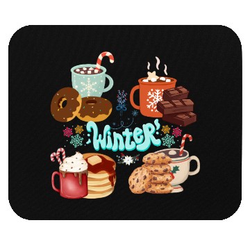 Discover Winter Treats and Warm Beverages Mouse Pads