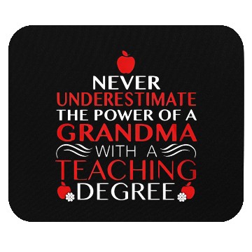 Discover Grandma Teacher Mouse Pads