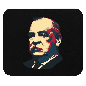 Discover President Grover Cleveland Mouse Pads