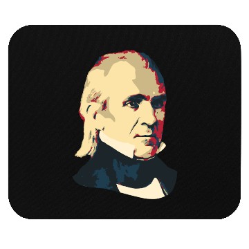 Discover President James K Polk Mouse Pads