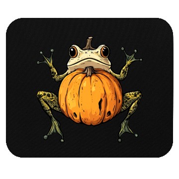 Discover Pumpkin Frog Frog Pumpkin Mouse Pads