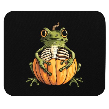 Discover Pumpkin Frog Frog Pumpkin Mouse Pads