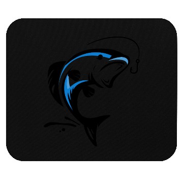 Discover modern fish design Mouse Pads