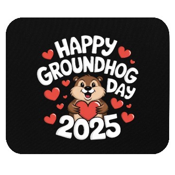 Discover Happy Groundhog Day Mouse Pads
