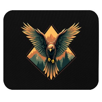 Discover Cool Wild Life Geometric Pattern Mouse Pads