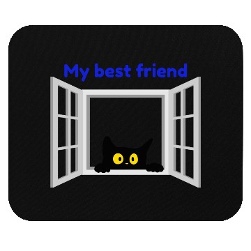 Discover My Best Friend Cat Mouse Pads