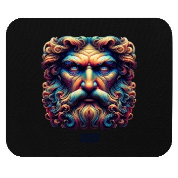 Discover face of zeus mythosview Mouse Pads
