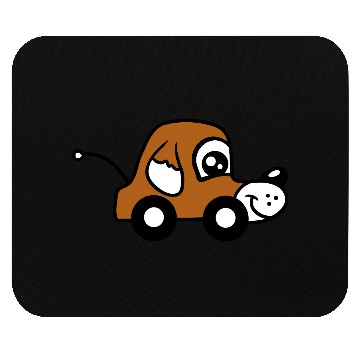 Discover Dog Car Toy Remote-Controlled Driving Wheels Sweet Mouse Pads