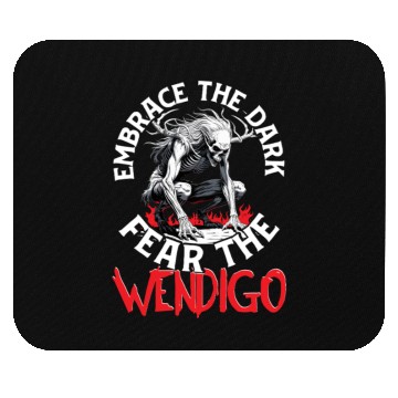 Discover Cryptid Embrace The Dark Fear The Wendigo Mouse Pads