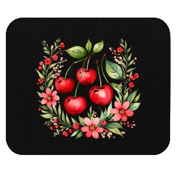 Discover I love cherry Mouse Pads