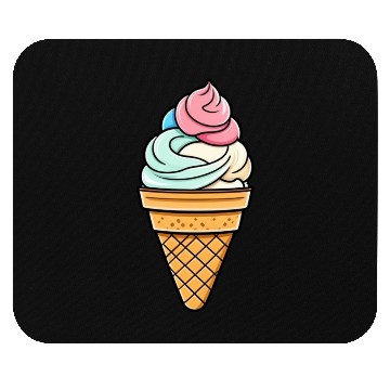 Discover ice cream lover Mouse Pads