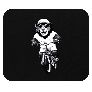 Discover Biker bear Mouse Pads