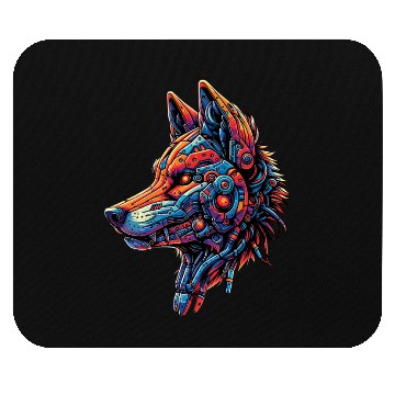 Discover Wolf head 15 Mouse Pads