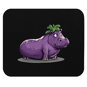 Discover Hip Eggplant Mouse Pads