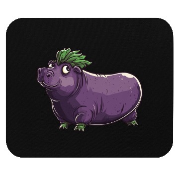 Discover Hip Eggplant Mouse Pads