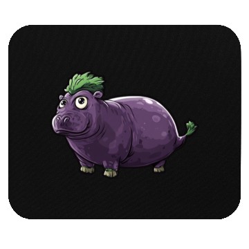 Discover Hip Eggplant Mouse Pads