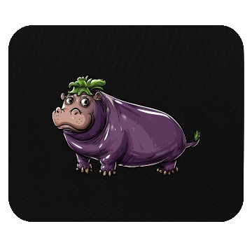 Discover Hip Eggplant Mouse Pads
