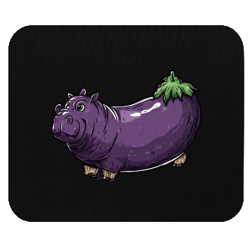 Discover Hip Eggplant Mouse Pads