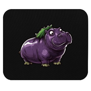 Discover Hip Eggplant Mouse Pads