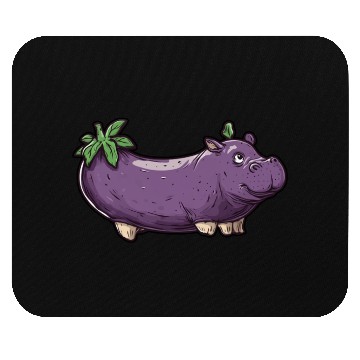 Discover Hip Eggplant Mouse Pads
