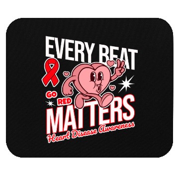 Discover Go Red for Heart Disease Awareness Mouse Pads