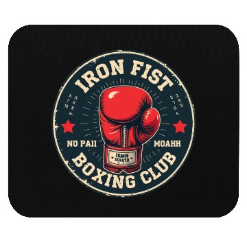 Discover Vintage Boxing Club Training Mouse Pads